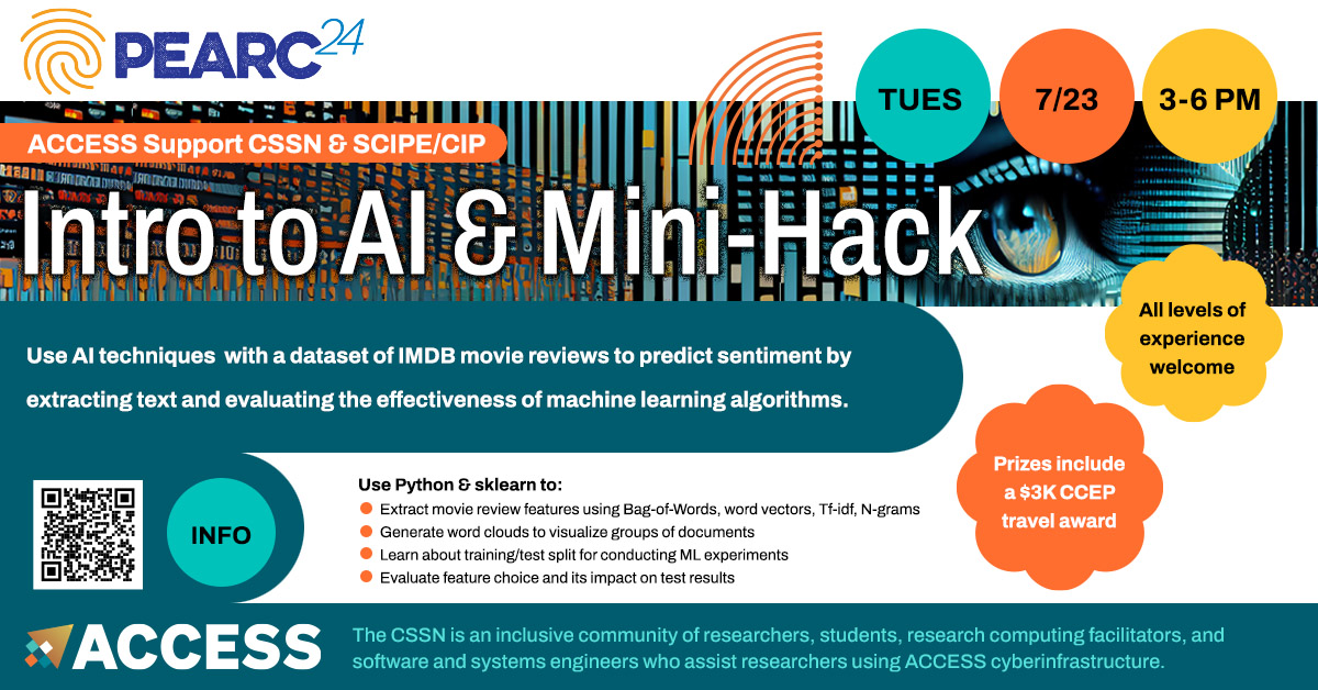 Intro to AI & Mini-Hack Flyer