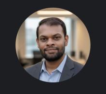 The same profile image in the Linkedln