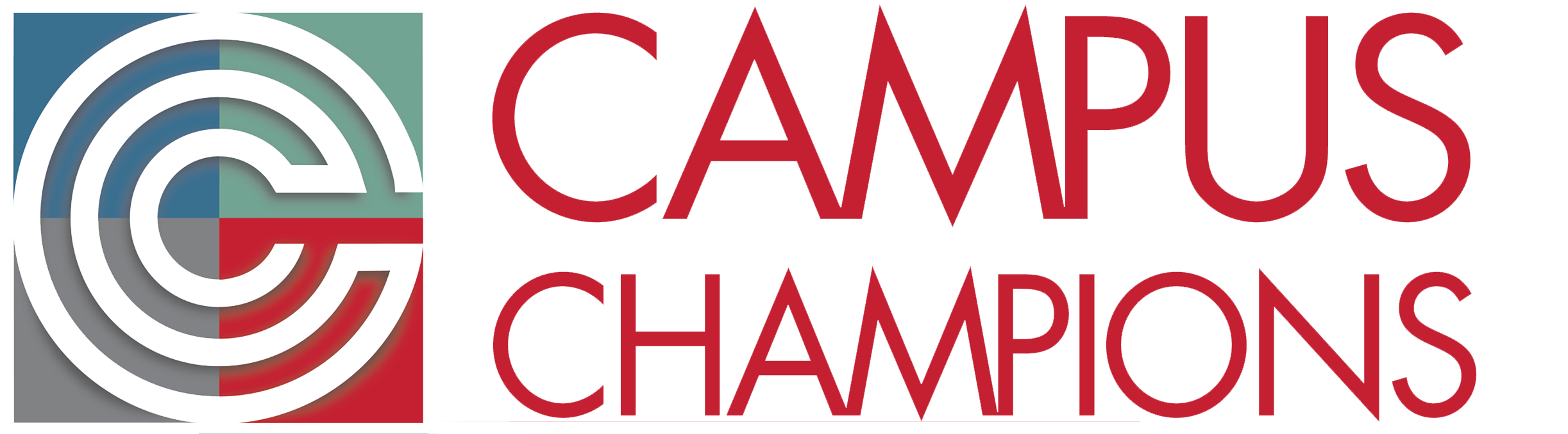The words Campus Champions next to the letter C